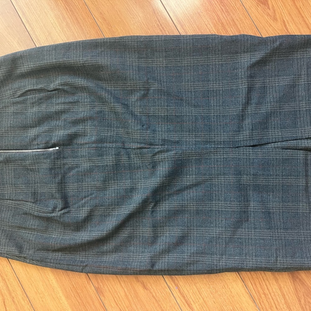 Zara Gray Plaid Skirt Size Small